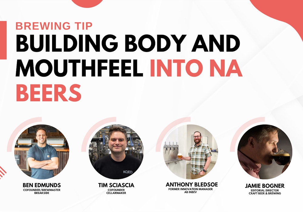 Building Body and Mouthfeel into NA Beers | Video Tip Image